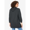 Woman Within Plus Size Longer-Length Hoodie Sweatshirt. - 3 of 4