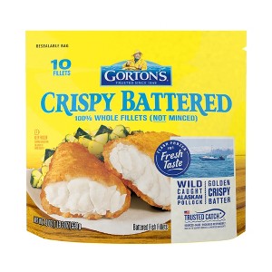 Gorton's Crispy Battered Fish Fillets - Frozen - 19oz/10ct - 1 of 4