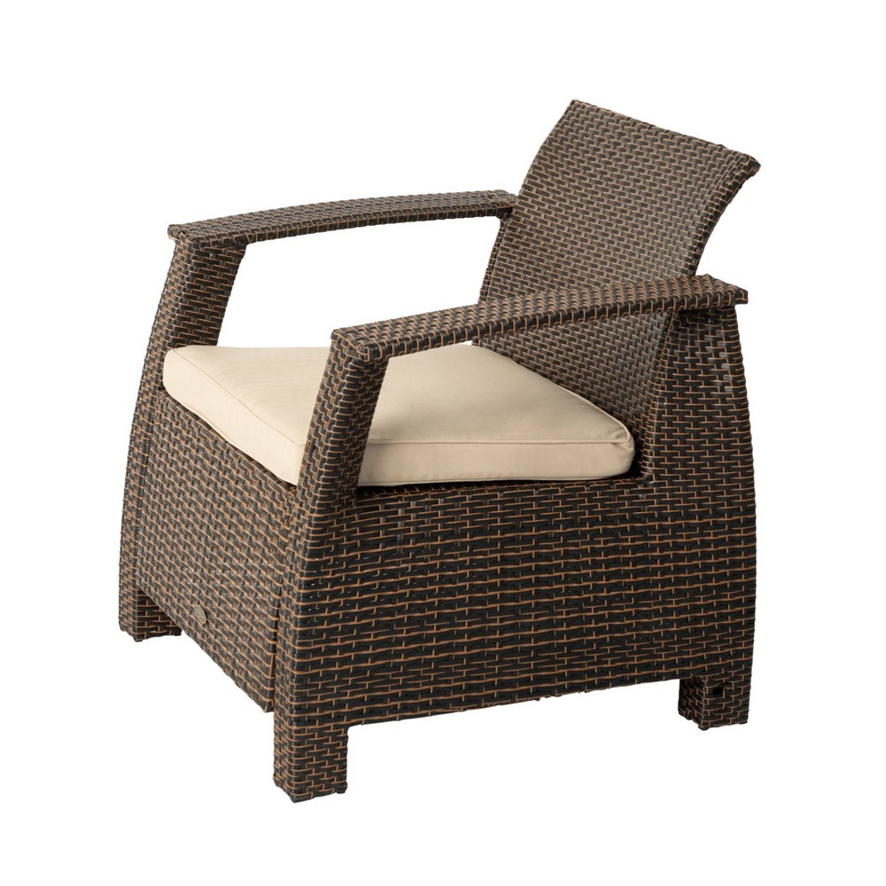 Bondi Deluxe Outdoor Patio Wicker Armchair – Balkene Home  – Patio​