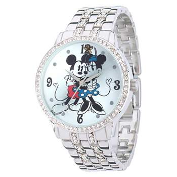 Women's Disney Minnie and Mickey with Alloy Case - Silver