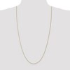 Black Bow Jewelry 1mm, 10k Yellow Gold, Solid Spiga Chain Necklace - 2 of 4