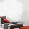 RoomMates Striped Hexagon Peel & Stick Wallpaper White/Gray: Modern Geometric Vinyl, Removable, Self-Adhesive, 28.2 Sq Ft - 3 of 4