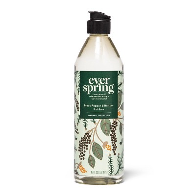 Liquid Dish Soap Black Pepper & Balsam - 18 fl oz - Everspring™
