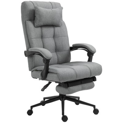 Vinsetto Office Desk Chair Recliner, Height Adjustable Movable