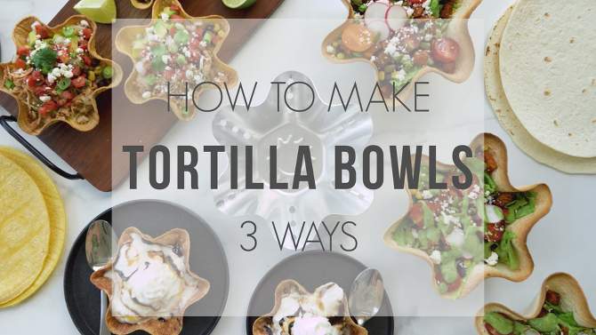Nordic Ware Tortilla Bowl Maker Set of 2, 2 of 7, play video