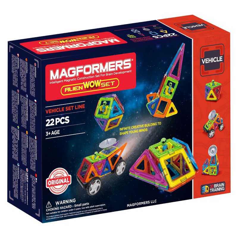 Magformers Space WOW Alien Set - 22pc, 1 of 10
