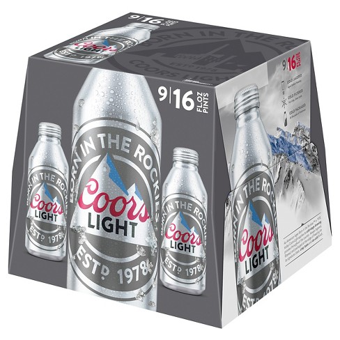 Coors Light® Beer - 9pk / 16oz Aluminum Pints : Target