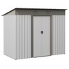 CAVINAS 6' x 4' Outdoor Storage Shed with Double Sliding Doors and 2 Air Vents for Backyard, Patio - 2 of 4
