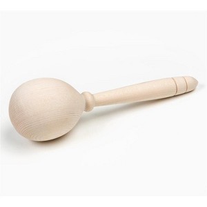 Lehman's Old Fashioned Hardwood Sock Repair Mending Darner Ball Natural Finish 7" - 1 of 2
