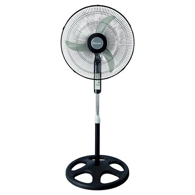 18  Oscillating Stand Fan with Remote Control Black - Holmes