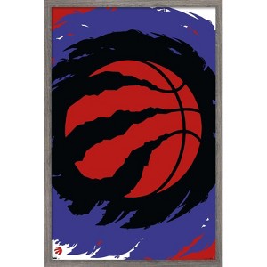 Trends International NBA Toronto Raptors - Logo 20 Framed Wall Poster Prints - 1 of 4