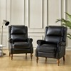Set of 2 Yanik  Vegan Leather Manual Recliner with Nailheads Wingback | HULALA HOME - 2 of 4