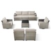 Outdoor Sectional Sofa Patio Furniture Sets with Thickened Cushions - 3 of 4
