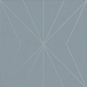 Harmony Deep Sky Blue and Silver Geometric Paste the Wall Wallpaper