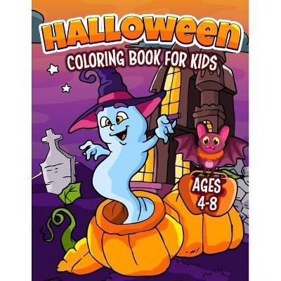 Halloween Coloring Book - by  Harper Hall (Paperback)