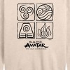 Women's - Avatar: The Last Airbender - Four Elements Lightweight French Terry Wide Neck Long Sleeve Shirt - 2 of 4