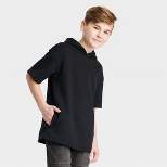 Boys' Sport Short Sleeve Hooded Sweatshirt - art class™