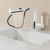 ONWITH Pull-Out Lift LED Temperature Digital Display Bathroom Basin Faucet - 4 of 4