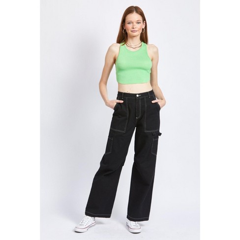 Women's Stretch Woven Tapered Cargo Pants - All In Motion™ : Target