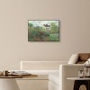 Art Remedy Monet - Garden with Dahlias Impresionism Landscape Wall Art Framed - 2 of 4