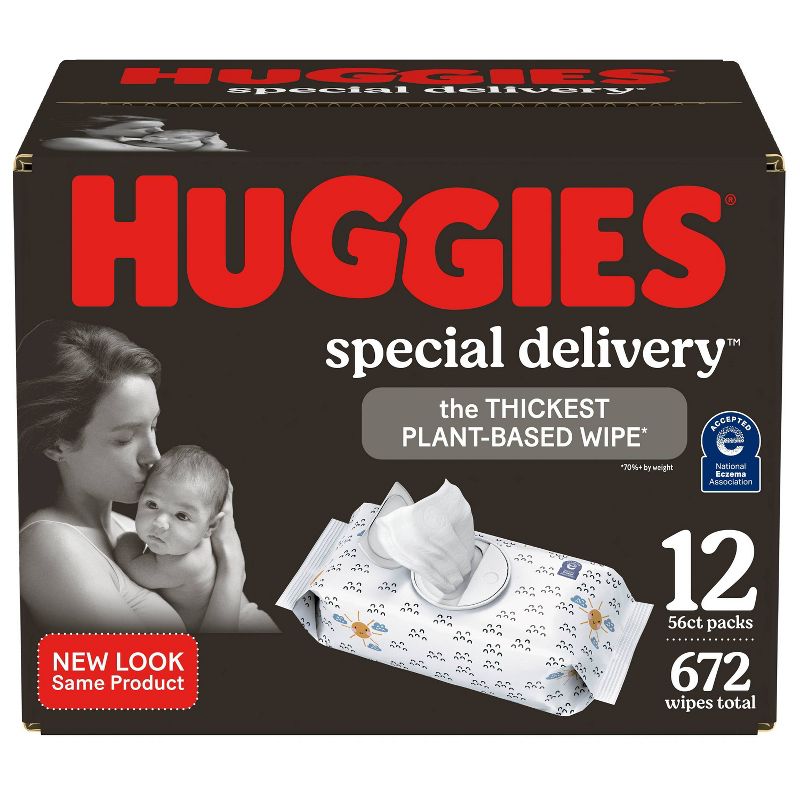 Huggies Special Delivery Hypoallergenic Unscented Baby Wipes - 672ct, 1 of 15