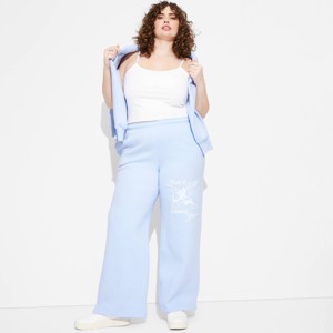 Women's High-Rise Straight Leg Sweatpants - Wild Fable™ - 1 of 4