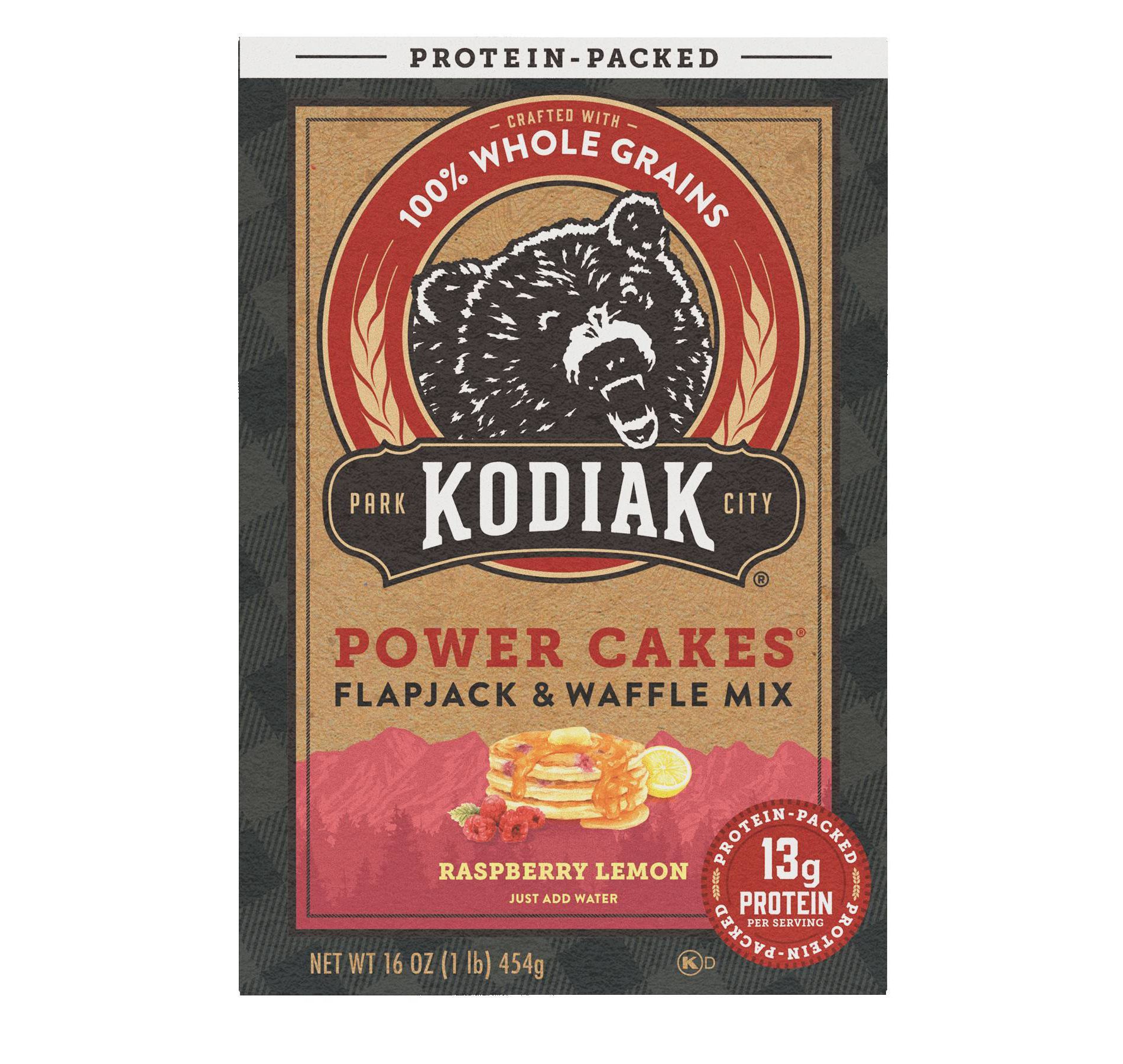 Kodiak Cakes Protein-Packed Power Cakes Raspberry Lemon Pancake and Waffle Mix - 16oz