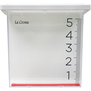 La Crosse Technology® Waterfall Rain Gauge in Clear - 1 of 4