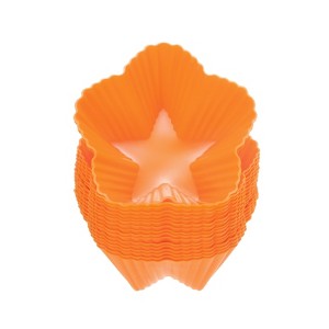Unique Bargains Silicone Cupcake Liners Non-Stick Baking Cups 18 Pcs - 1 of 4