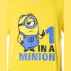 Despicable Me Mens' Minions 1 In A Minion Raglan Sleep Pajama Set Multicolored - 2 of 4