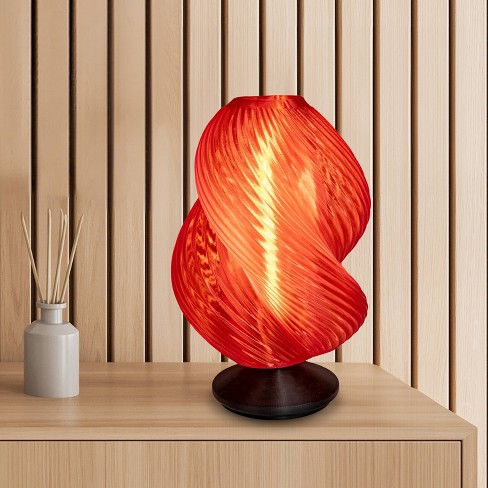 JONATHAN Y Gema 13.5" Mid-Century Coastal Plant-Based PLA 3D Printed Dimmable (Includes LED Light Bulb) Table Lamp - image 1 of 4