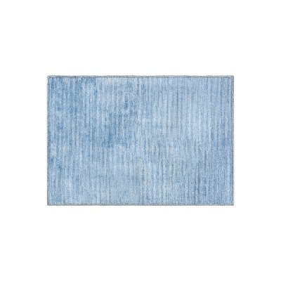 World Rug Gallery Contemporary Distressed Stripe Machine Washable Area Rug