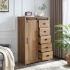 NicBex 5 Drawers Dresser Closet Organizers and Storage Chest of Drawers Tall Dresser for Bedroom, Living Room, Hallway - 3 of 4