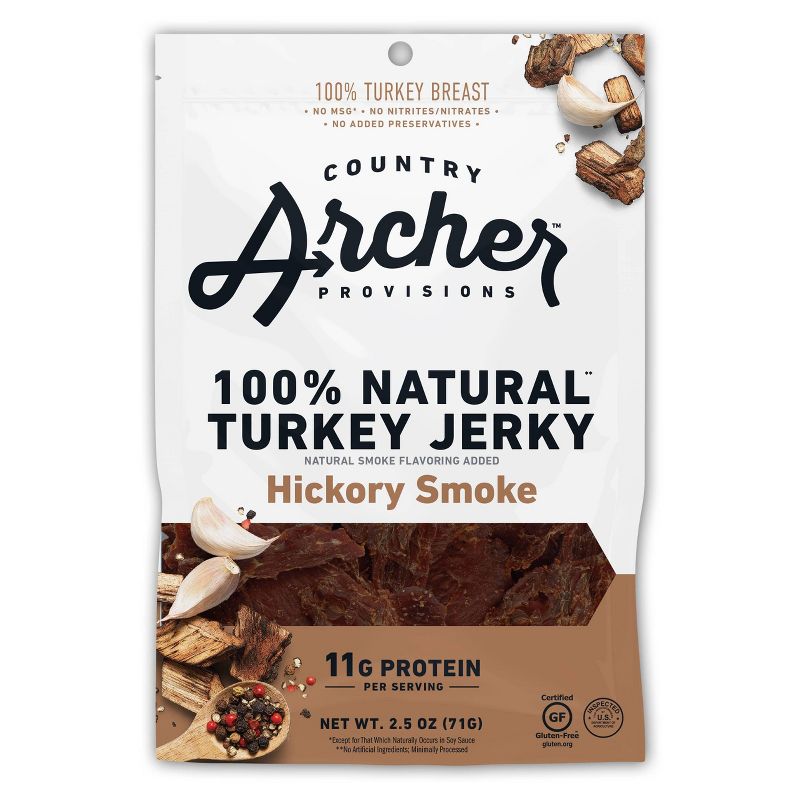 Country Archer Hickory Smoke Turkey - 2.5oz, 1 of 5
