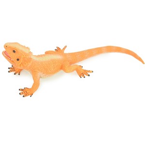 Collectible Wildlife Gifts | Rock Agama Lizard, (Agama lionotus) Hand Painted, Museum Quality, Solid Rubber Reptile, Toy, Gift, 9 Inches. CH966 BB210 - 1 of 4
