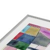Elena Blanco Patchwork Metal Framed Art Print - Deny Designs - 3 of 4