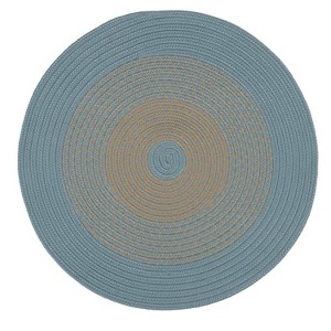 Colonial Mills Winterhold Round Area Rug - Blue 4X4 - 1 of 3