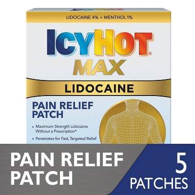 Icy Hot with Lidocaine Patch - 5ct