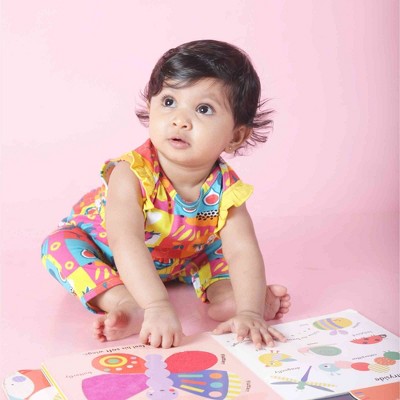 Ola! Otter Frill Romper - Mixed Fruit-Multicoloured