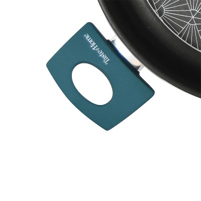 Sea Green 8-Qt Non-Stick Aluminum Stock Pot with Lid