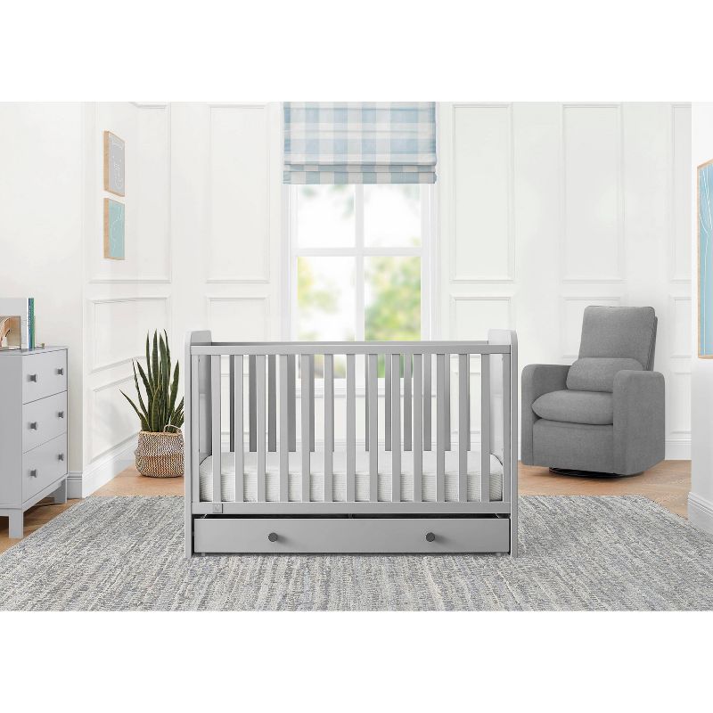 BabyGap by Delta Children Graham 4-in-1 Convertible Crib with Storage Drawer - Greenguard Gold Certified, 3 of 10