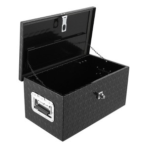 20 Inch Aluminum Diamond Plate Tool Box With Lock and Keys, Heavy Duty Waterproof Truck Storage Organizer Chest for Pick Up Truck Bed - 1 of 4