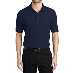 Mafoose Men's Short Sleeve Soft Silk Touch Classic Polo Shirt for Everyday Comfort - 1 of 4