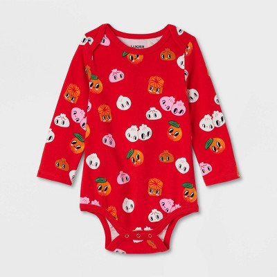 Lunar New Year Guest Artist Baby Bodysuit - Red