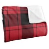 Youngstown State University Campus Plaid Spirit Silky Touch Super Soft Throw Blanket 50x60 - 3 of 4