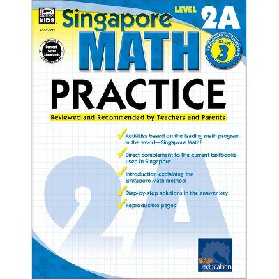 Math Practice, Grade 3 - (Singapore Math Practice) (Paperback)