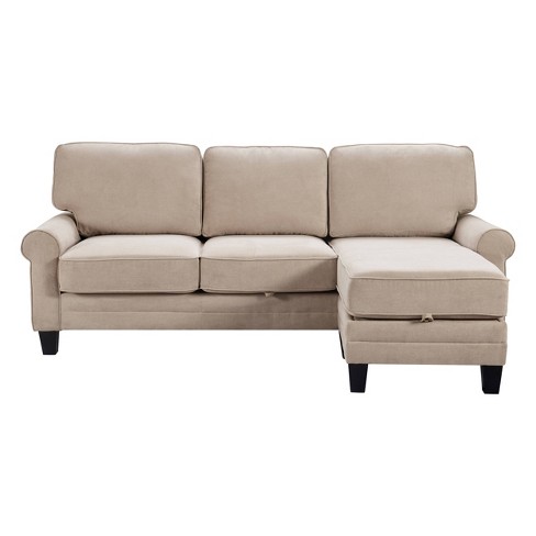 mini sectional w reversible chaise