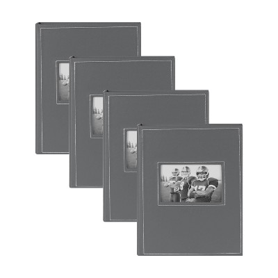 9.45 X 11.75 Debossed Faux Leather Photo Album Gray - Kate & Laurel All  Things Decor : Target