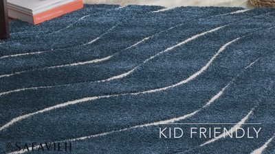 Cream and Grey 4' x 6' Tufted Handmade Shag Rug