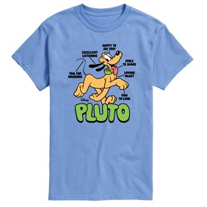 Men's - Disney - Pluto Diagram Short Sleeve Graphic T-Shirt - 1 of 4